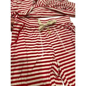 Lates Red White Stripe Pajama Lounge Set XS Soft Stretch